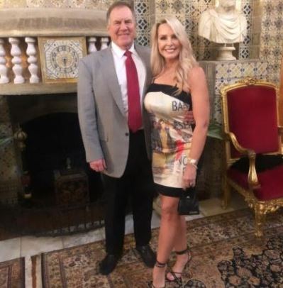 Debby Clarke Belichick's ex-husband Bill Belichick with his current partner Linda Holliday